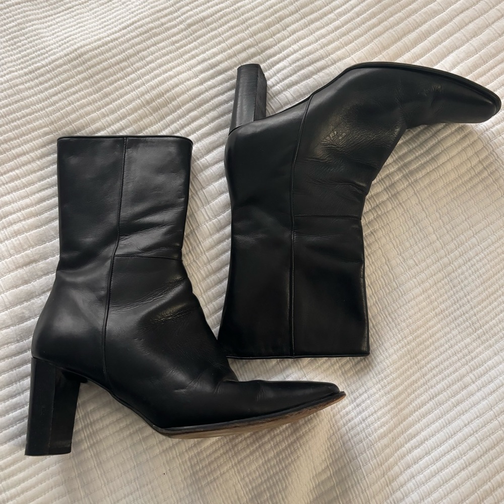 Coach Calf High Boots